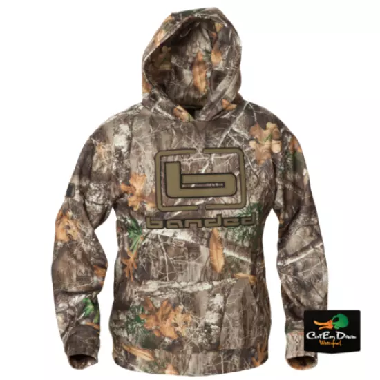 BANDED b LOGO HOODIE HOODED SWEATSHIRT EDGE CAMO W/ SPANISH MOSS LOGO B1050004-E