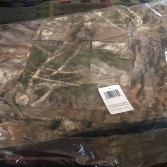 Cabela's Zonz Woodlands Camo Silent Weave Hunting Pants Men's 46 Tall