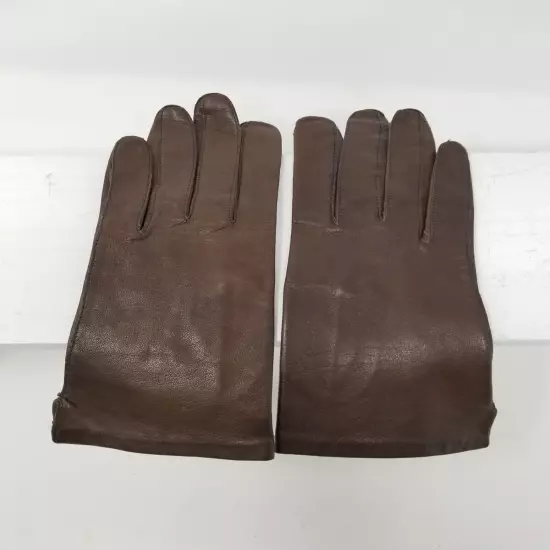 VTG Dawnelle Women’s Leather Dress Gloves Size 7 USA Made Silk Lined Leather