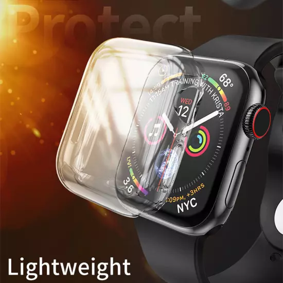 For Apple Watch 2/3/4/SE/5/6/7 Case Protector Full Cover 38/40/42/44/41/45mm