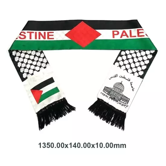 Palestine Flag Scarf KEFFIYEH Jerusalem FREE Gaza Islamic Gift*2024