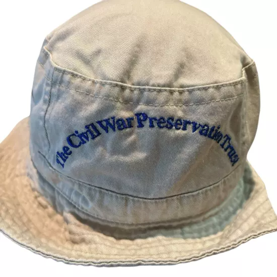 The Civil War Preservation Trust Tan Bucket Fishing Hat One Size