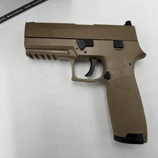 Sig Sauer P320 CO2 .177 Cal Blowback Air Pistol Coyote Tan No Mag No Magazine