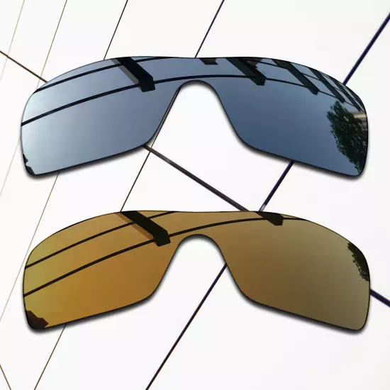 TRUE POLARIZED Replacement Lenses for-Oakley Batwolf Frame OO9101 Multi-Colors