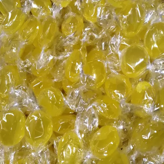 Sugar Free Lemon Hard Candy Buttons - 1 lb of Fresh Delicious 1