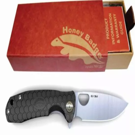 HONEY BADGER Pocket Knife DropPoint, Claw, Wharncleaver, Hook OFFICIAL SUPPLIER