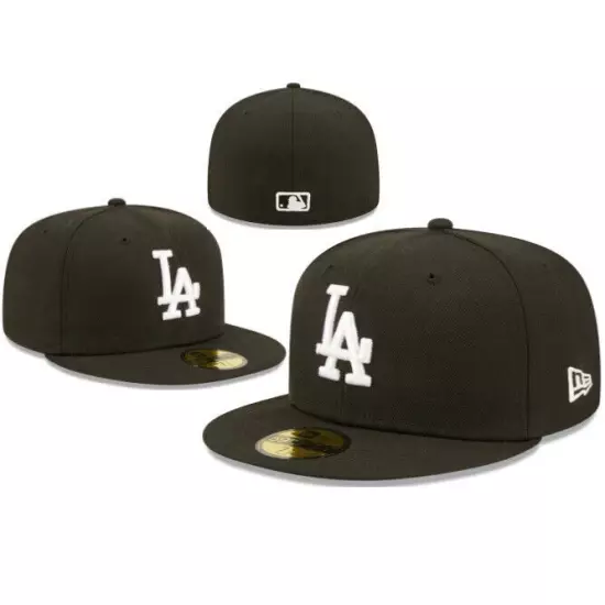 Los Angeles Dodgers Fitted Hat Cap 2024 MLB Fashion Baseball Cap Unisex