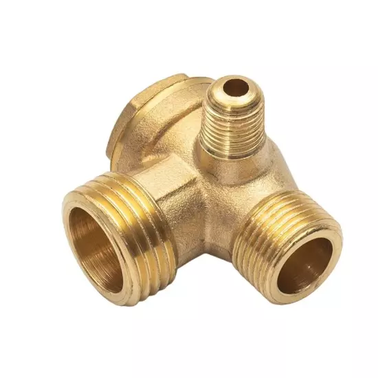 400mm Intake Tube With 3 Port Brass Check Valve 20x16x10mm,For Air Compressor