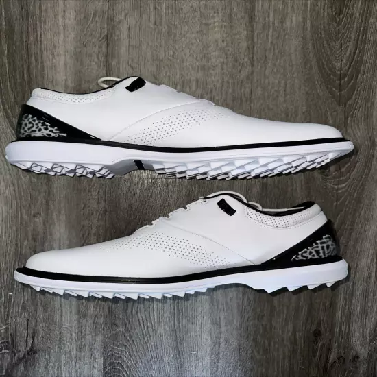 Nike Air Jordan ADG 4 Golf Shoes Cleats White Black DM0103-110 Men's Size 9