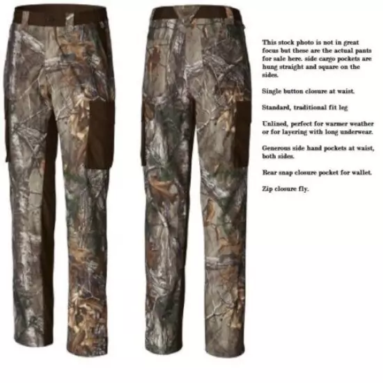 Columbia Men's 38 or 42 PHG Stealth Shot III Pant hunting Realtree Xtra camo NWT