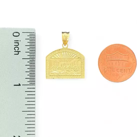 10KT Gold Last Supper Pendant - 1.8 Grm, Brand New