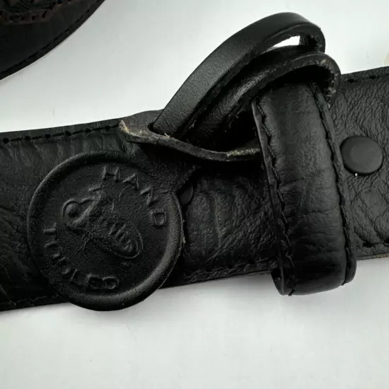 Justin Men's Leather Belt THE WESTERNER Size 40 EUC C11413