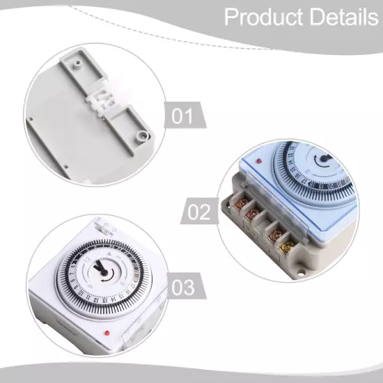 Intelligent TH195 Mechanical Timer for Water Pump Control and Cycle Charging