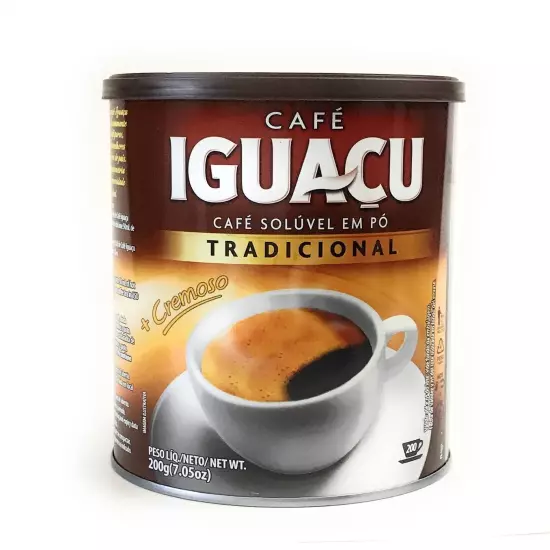 Tradicional Instant Brazilian Coffee Can 200 grams