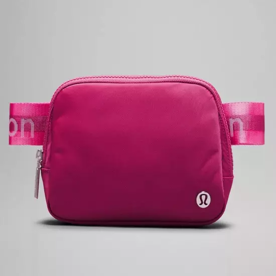 Lululemon Everywhere Belt Bag 1L Sonic Pink Wordmark ! New With Tags!