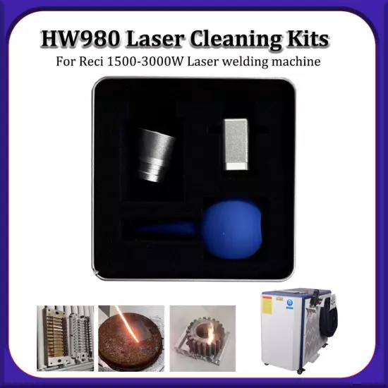 Reci HW980 Laser Cleaning Lens kits For Remove Rust/Oil/Paint Metal CA