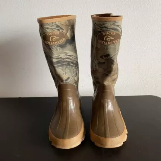 Vintage ~ Ducks Unlimited Advantage Mud Boots~ Hunt Fish Trap ~ Size 7