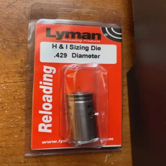 LYMAN 429 Bullet Sizer Lubricator Sizing Cast Die Luber Reloading RCBS 2766509