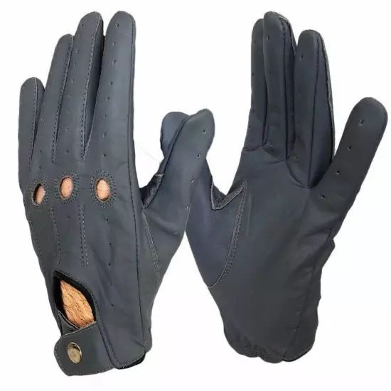 Genuine Leather Driving Gloves 