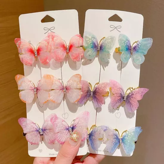 Butterfly Hair Clips Claw Barrettes Mini Jaw Clip Hairpin for Women G Prod