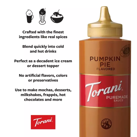 Puremade Sauce Pumpkin Pie 165 Ounces (Pack of 4)