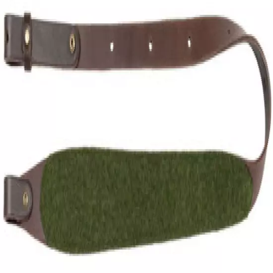 HUNTING LEATHER RIFLE GUN STRAP WITH WOOL BRAND NEW