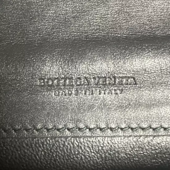 Bottega Veneta Bifold Long Wallet Intrecciato Black excellent free shipping