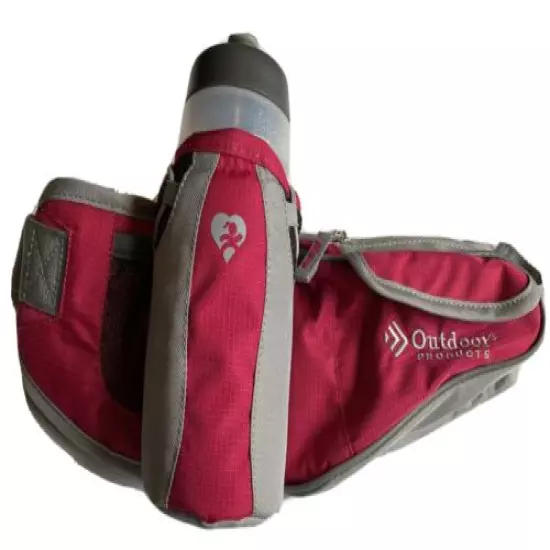 Pink Outdoor Products Trail Waist Pack Fanny Pack Water Bottle Belt Hiking