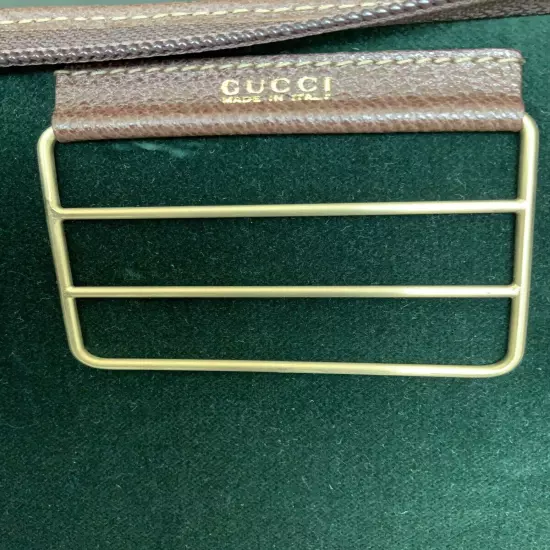 GUCCI LEATHER NECKTIE TRAVEL CASE—BRAND NEW IN BOX