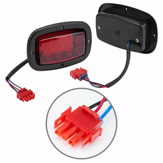 Golf Cart Street Legal LED Light Headlight & Taillight Kit for Club Car DS 1993+