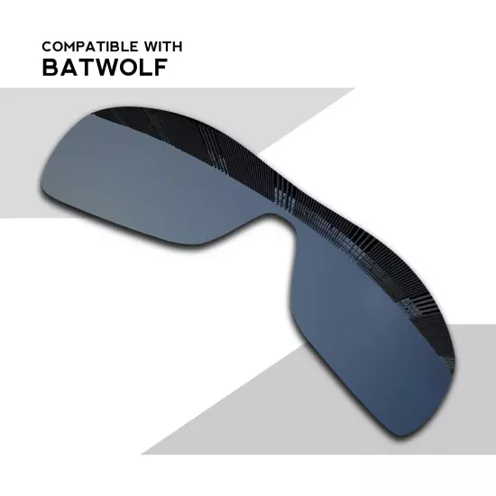 Wholesale POLARIZED Replacement Lenses for-Oakley Batwolf OO9101 Sunglasses