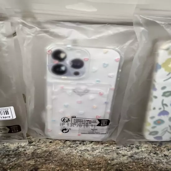 Iphone 13 Pro Cases, Lot Of 4 BRAND NEW!l