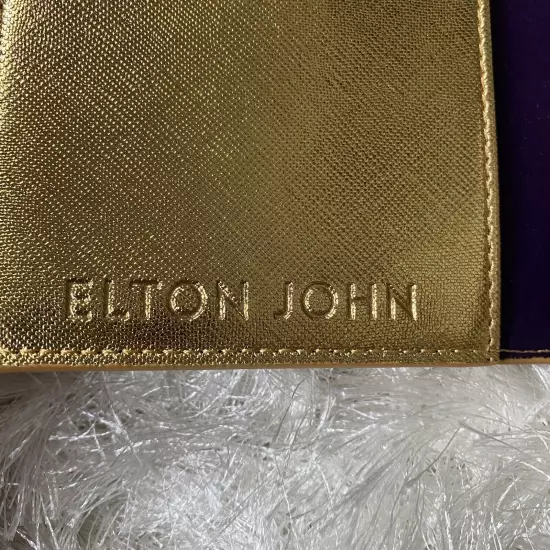 Elton John Gold Passport Holder 2019 Yellow Brick Road Farewell Tour Swag