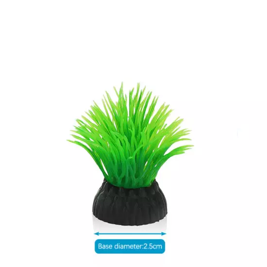 Aquarium Decorative Simulation Aquatic Plant Fish Tank Landscape Ornament Gra Sn