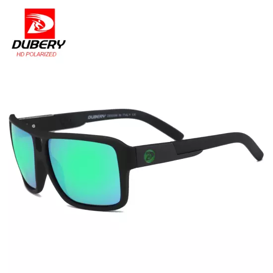 DUBERY Polarized Sport Sunglasses Men Women Driving Fishing Oversize Glasses New