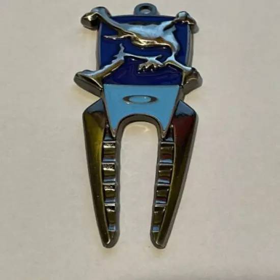 Oakley Sunglasses Golf Divot Repair Tool X-Metal Skull Rare Large Heavy Blue