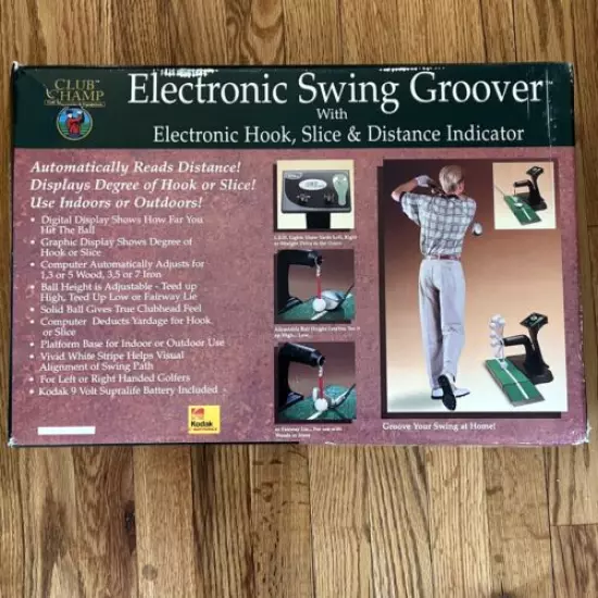 VTG Club Champ Electronic Swing Groover Golf Coach & Analyzer