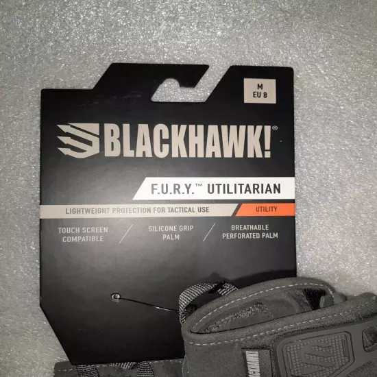 Blackhawk! FURY Utilitarian Gloves-Urban Gray- Size Med and XL