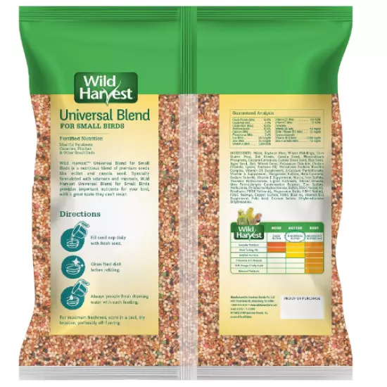 3Lb Small Bird Food-High Vitamin Seed Bird Food For Canaries, Parakeet , Finches