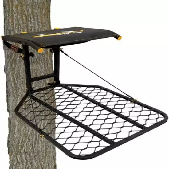 Hang-On Treestand- Silent Straps, Flex-Tek Comfort Seating, Extra Wide Platform