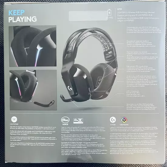 Logitech G733 LIGHTSPEED Wireless RGB Gaming Headset