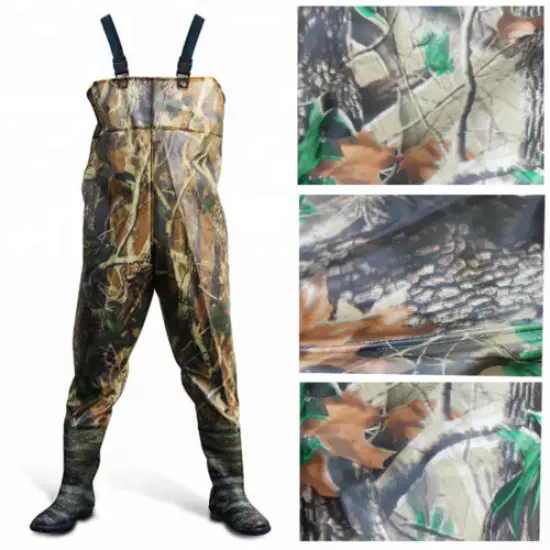 Waterproof Waders Camouflage for Fishing Leisure Water Gardening or Agriculture