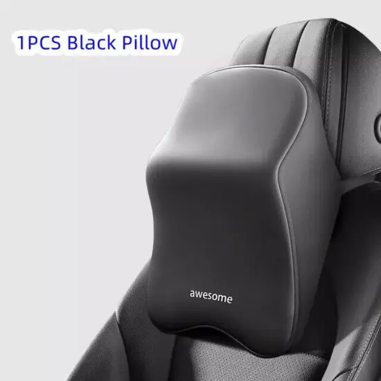 Car Lumbar Back Support Headrest Neck Pillow Universal Soft Neck Pillows Cushion