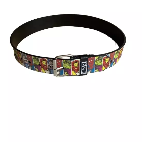 Marvel Heroes Profile Mens Belt Size S/M 30-32”