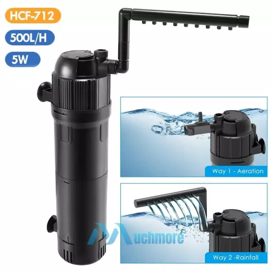 Internal Oxygen Water Filter Submersible Fish Tank Air Pump Aquarium Wave Maker