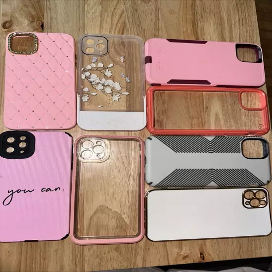 lot of 8 iphone 11 pro max phone cases