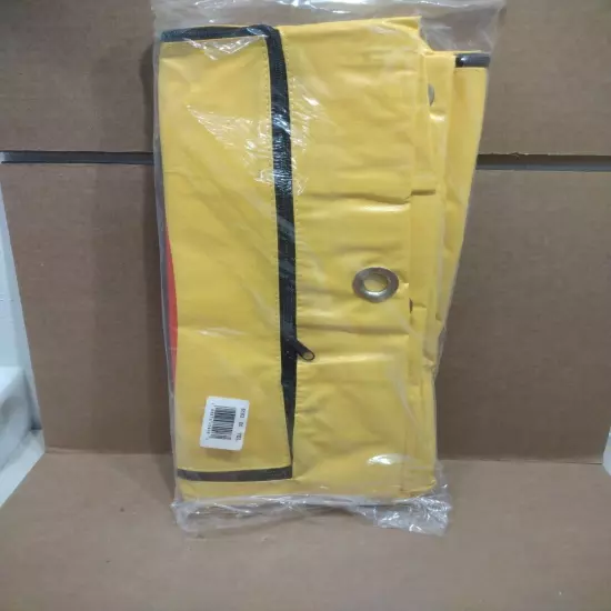 Rubbermaid Commercial 6183 Zippered Yellow Vinyl Cleaning Cart Bag New