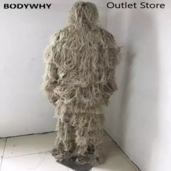 Camouflage Suits 3DWoodland Clothes Hunting Military Tactical Sniper Ghillie Set