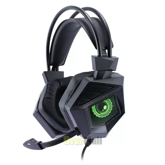 3.5mm Gamer Gaming Headset Surround Sound with Noise Canceling Mic LED RGB Light