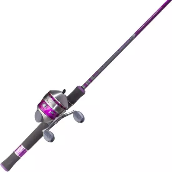 Girls Ladies Starter Rod And Reel Combo Fishing Spinning Casting 